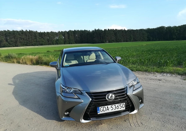 Lexus GS cena 104900 przebieg: 105000, rok produkcji 2017 z Krotoszyn małe 379